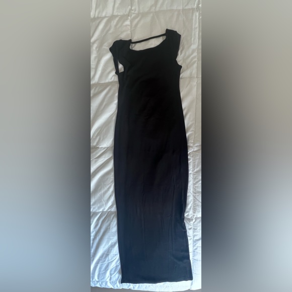 Open back black maxi dress - Picture 1 of 7